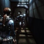 Resident Evil Revelations screenshot 3DS Jill hallway