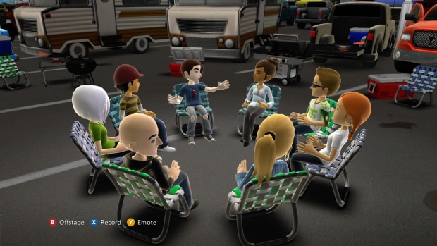 Avatar Kinect screenshot Tailgate Party