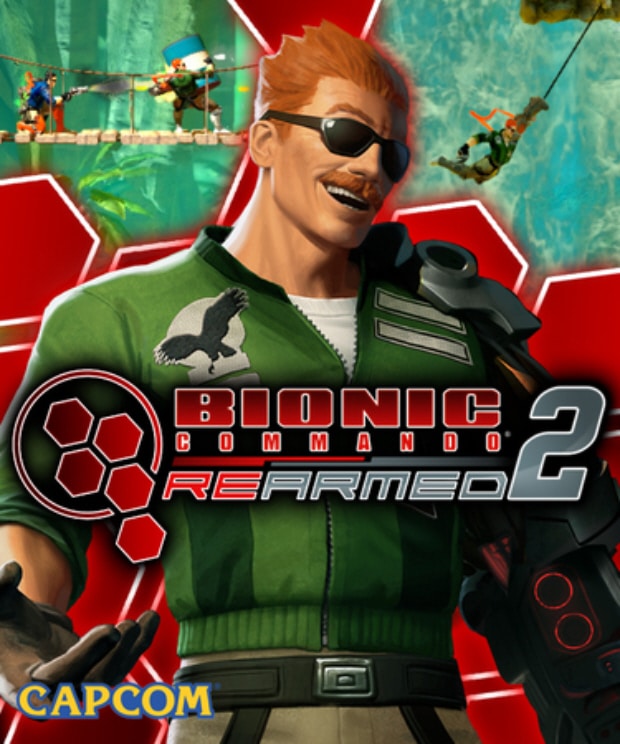 Bionic Commando Rearmed 2 walkthrough box artwork (PSN, XBLA)