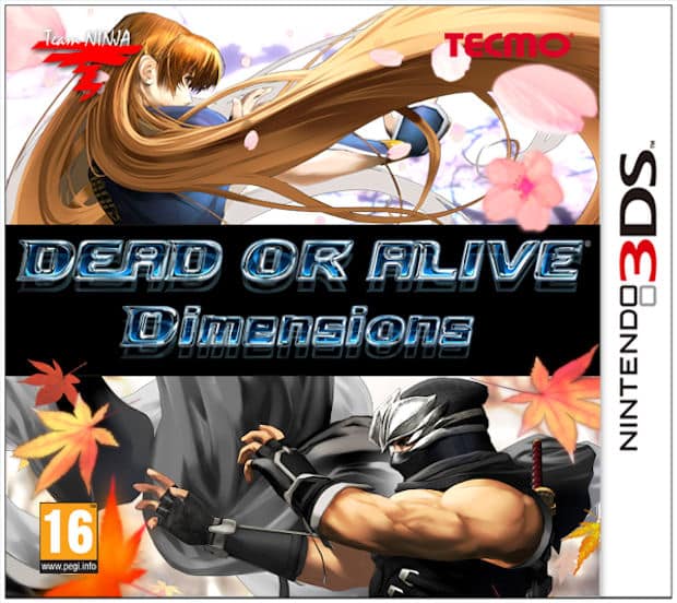 Dead or Alive Dimensions 3DS box artwork
