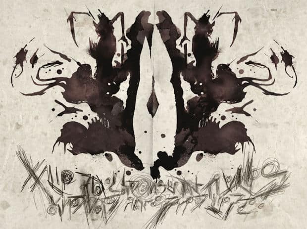 Dead Space 2 ink blot shows Necromorphs and the Marker
