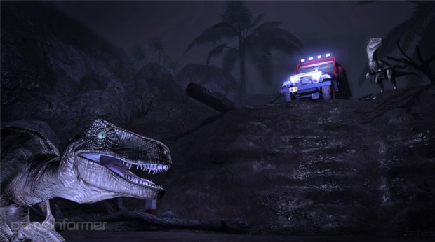 Jurassic Park Telltale adventure game raptors screenshot