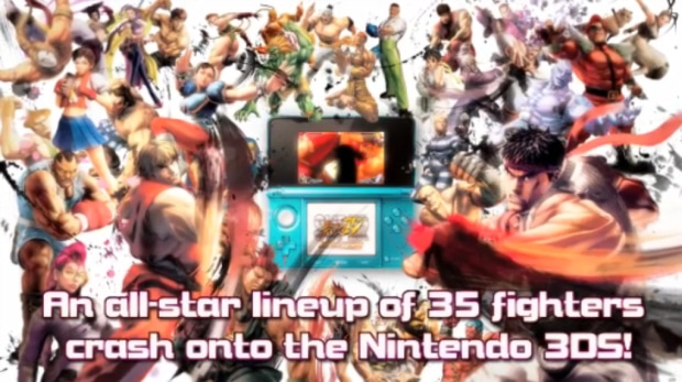 Super Street Fighter IV 3DS characters list artwork