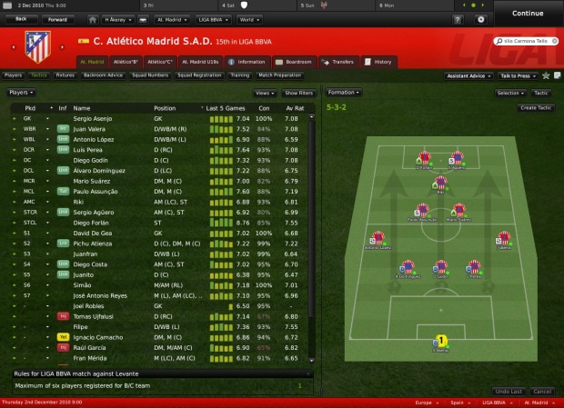 Football Manager 2011 walkthrough screenshot (PC, Mac)
