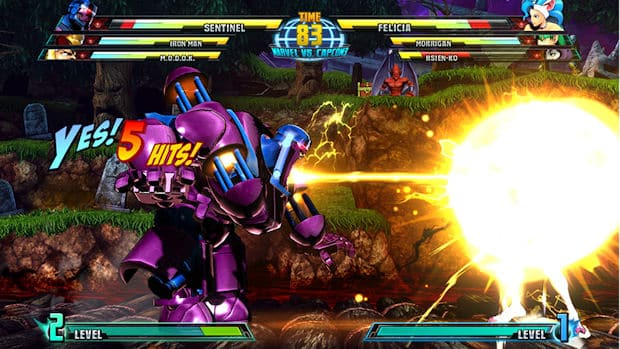 Marvel vs Capcom 3 Sentinel screenshot