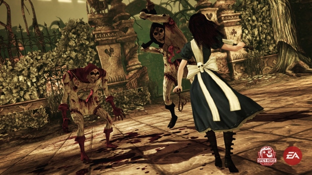 Alice: Madness Returns gameplay screenshot. Release date is June 14, 2011 (Xbox 360, PS3, PC)