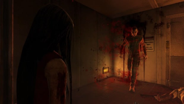 FEAR 3 gameplay screenshot Alma and son
