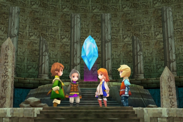 Final Fantasy III iOS screenshot - CG cutscene