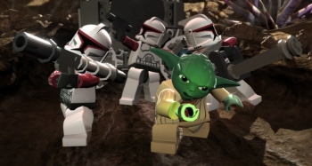 Yoda is playable in Lego Star Wars 3