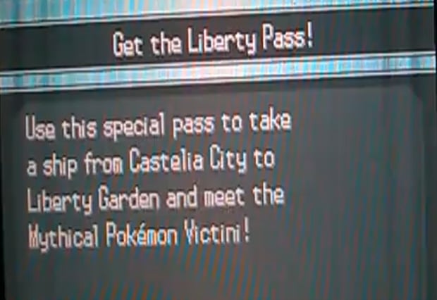 Liberty Pass Pokemon Black and White screenshot (DS)