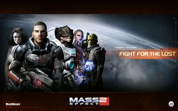 Mass Effect 2 slogan artwork