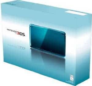 Nintendo 3DS Aqua Blue box