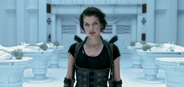 Sexy Milla Jovovich in Resident Evil 4: Afterlife screenshot - Why am I not surprised she says