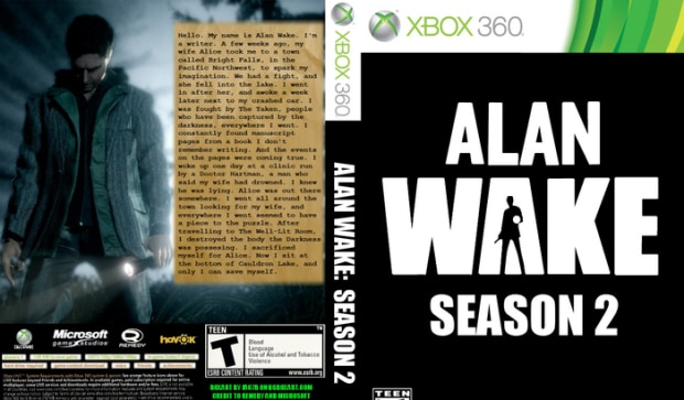 Alan Wake Season 2 fake box art