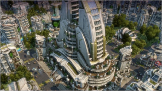 Anno 2070 screenshot of new future-history strategy game