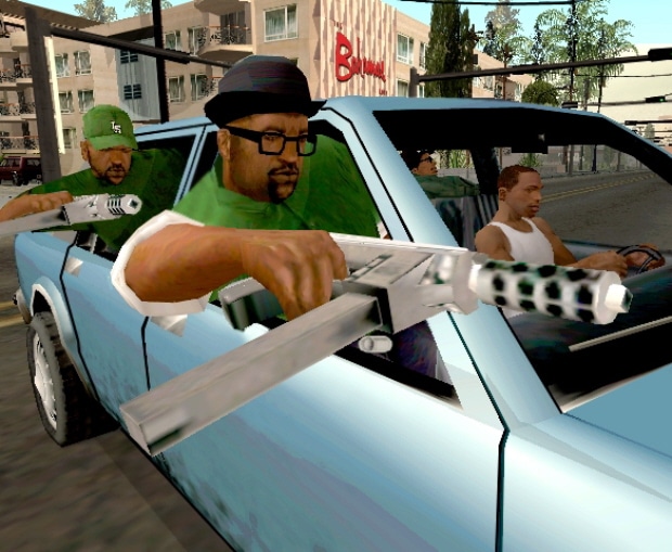 Gangstas b mobbin on Wii 2