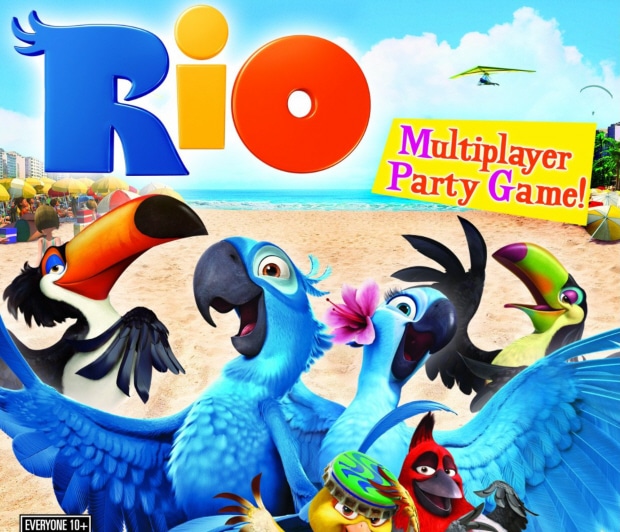 Rio walkthrough box artwork for the game based on the hit movie