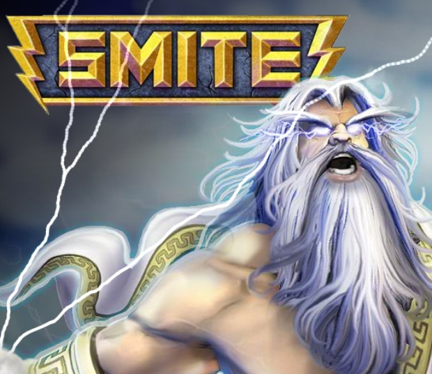 Artwork of Zeus for free-to-play online mythical god arena combat game Smite, a DOTA-type title from Hi-Res Studios