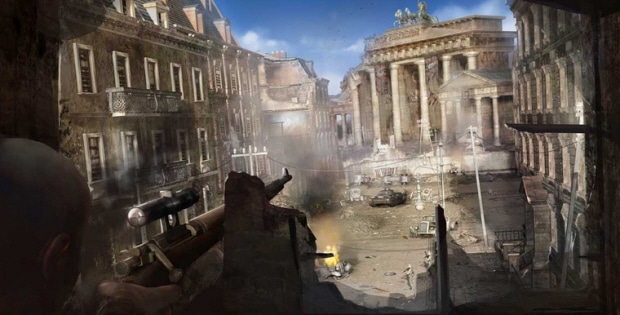 Sniper Elite V2 gameplay screenshot (Xbox 360, PS3)