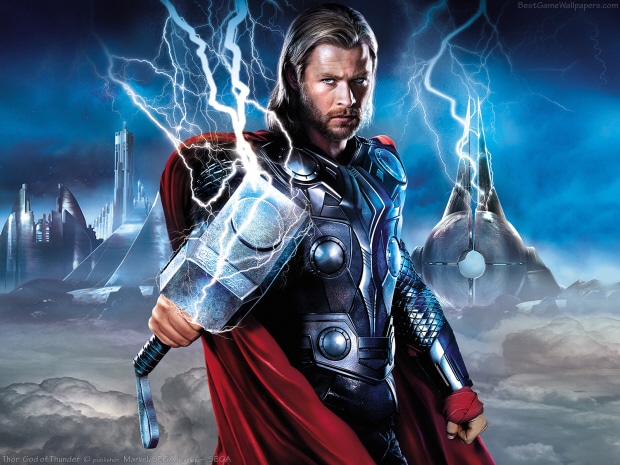 Wallpaper from Thor: God of Thunder the videogame