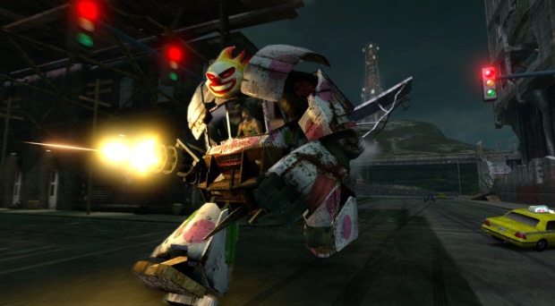 Twisted Metal 2012 Sweet Tooth mecha attack! (PS3)