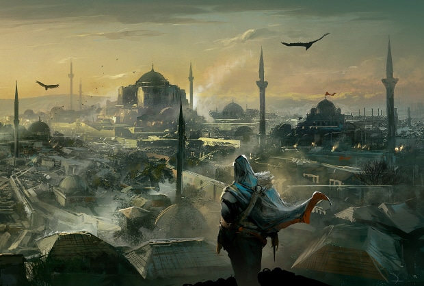 Assassin's Creed: Revelations artwork for the city of Contantinople