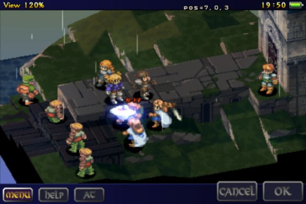 Final Fantasy Tactics: War of the Lions iOS gameplay