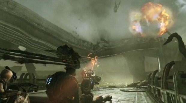 Gears of War 3 single-player campaign screenshot
