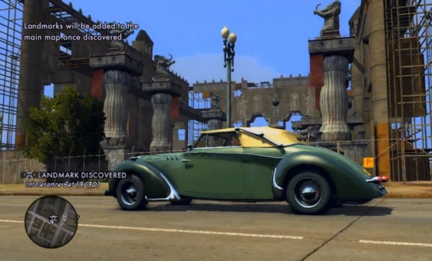 Discovering one of the many Landmark pieces in LA Noire