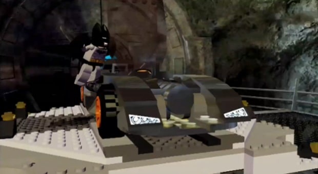 The Batmobile in Lego Batman