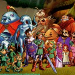 A drawing of the Ocarina of Time Cast of Characters