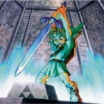 The Master Sword in the Temple of Time. Pulled from the Pedestal of Time!