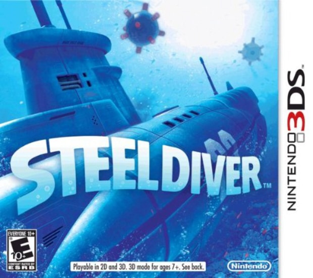 Steel Diver American box artwork for Nintendo 3DS
