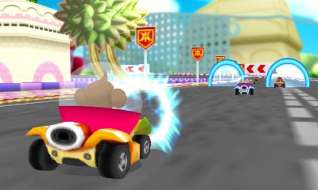 Super Monkey Ball 3DS Monkey Race screenshot