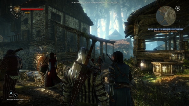 The Witcher 2 gameplay screenshot