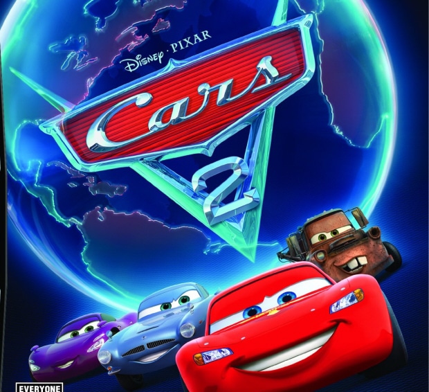 Cars 2 videogame walkthrough box artwork