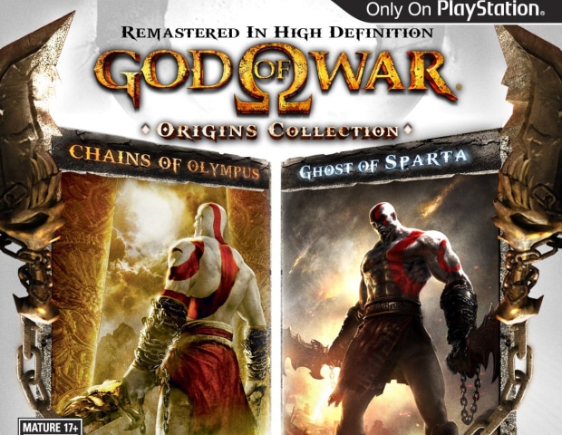God of War Origins Collection box artwork exclusively for PS3 remastered in HD!