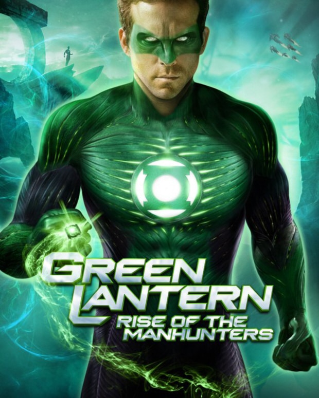 Green Lantern: Rise of the Manhunters walkthrough box artwork