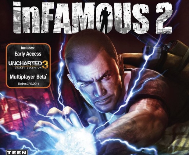 InFamous 2 walkthrough box artwork for PS3