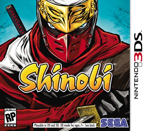 Shinobi 3DS box artwork. Very cool
