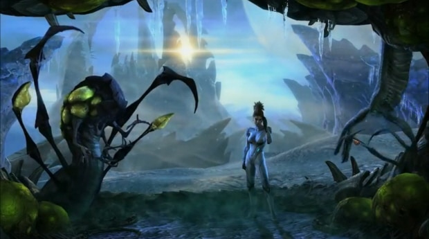 The Zerg story campaign screenshot from StarCraft 2: Heart of the Swarm