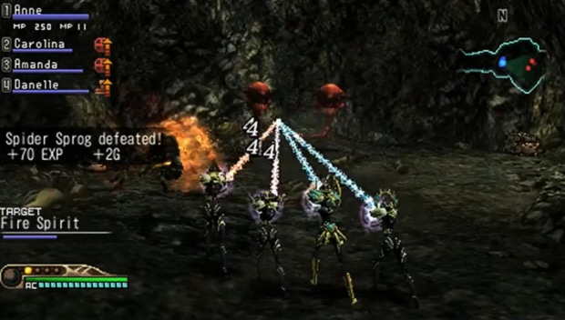 White Knight Chronicles Origins gameplay screenshot on PSP