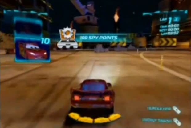 Cars 2 Spy Points guide screenshot