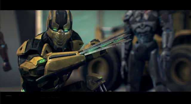 Cyrax showing his moves in Mortal Kombat Legacy