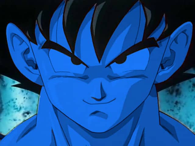 Dragon Ball Z: Ultimate Tenkaichi's character creator lets you edit Goku Smurf blue, like this!