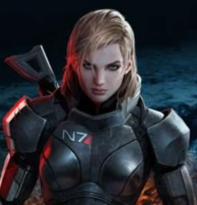 Mass Effect 3 Female Shepard Blonde Face