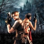 Resident Evil 4 Artwork - Ada, Leon and Ashley Castle in Background