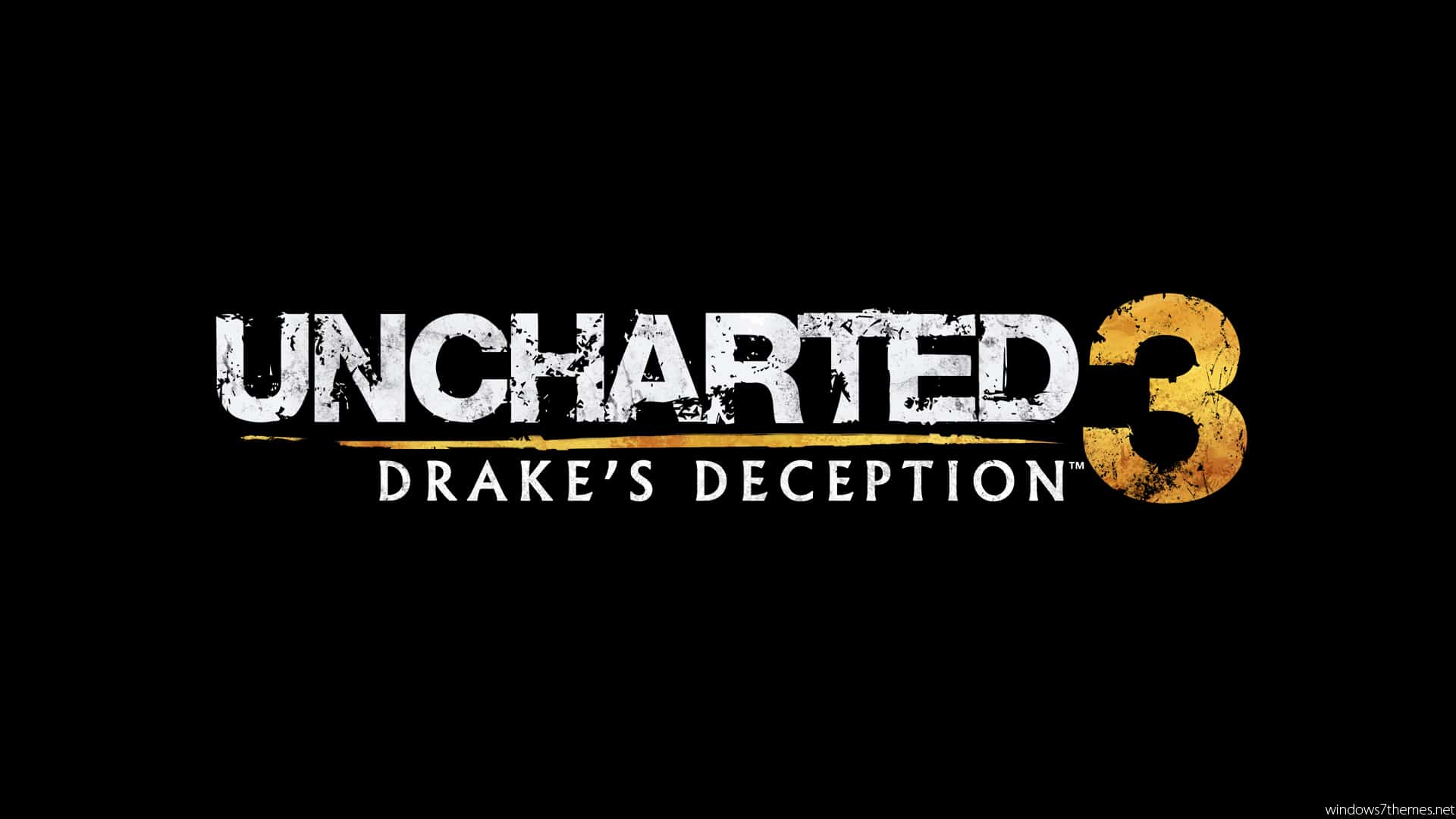 Uncharted 3 Wallpaper Logo