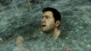 Uncharted 3 Wallpaper Drake Drowning In Water