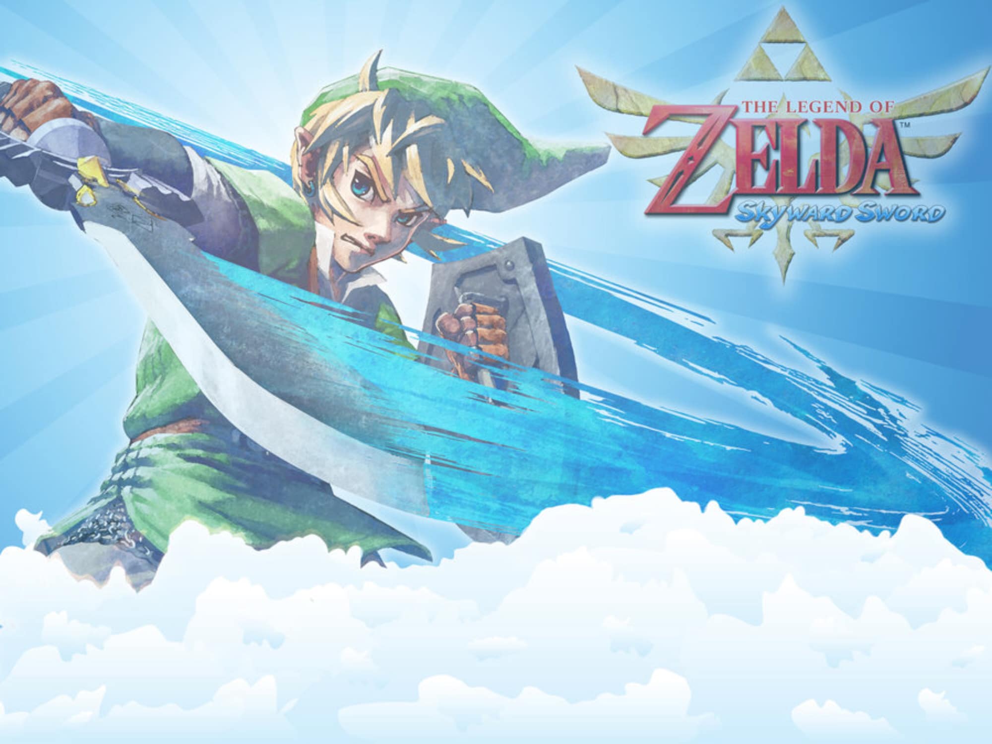 Zelda: Skyward Sword Wallpaper Clouds By Leob